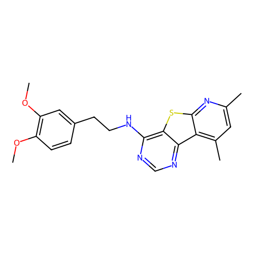 C21H22N4O2S structure