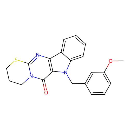 C21H19N3O2S structure