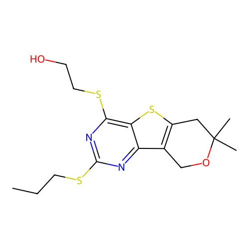 C16H22N2O2S3 structure