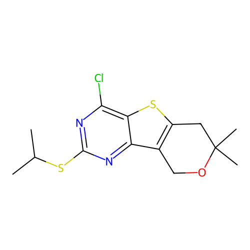 C14H17ClN2OS2 structure
