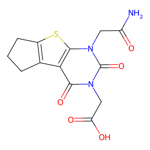C13H13N3O5S structure