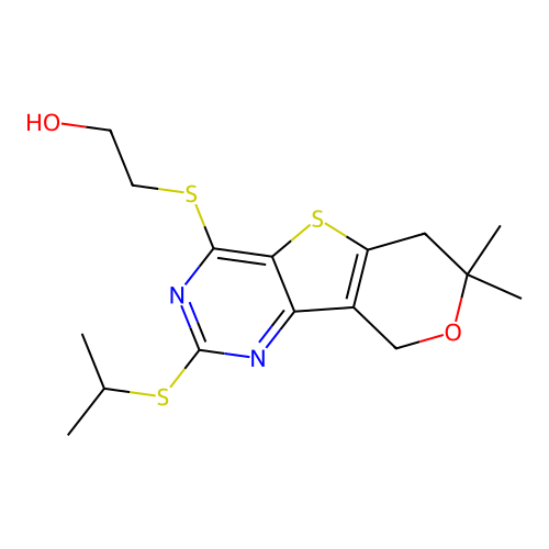 C16H22N2O2S3 structure