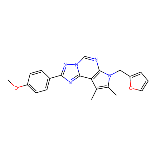 C21H19N5O2 structure