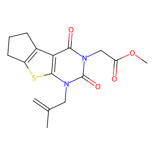 C16H18N2O4S structure