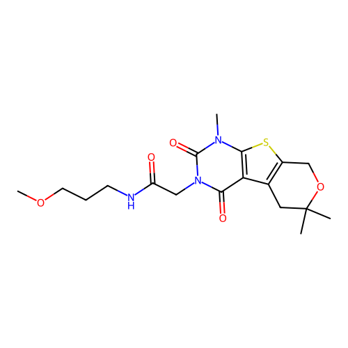 C18H25N3O5S structure