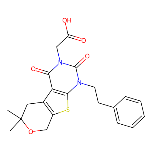 C21H22N2O5S structure