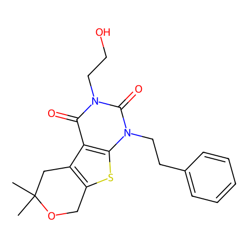 C21H24N2O4S structure