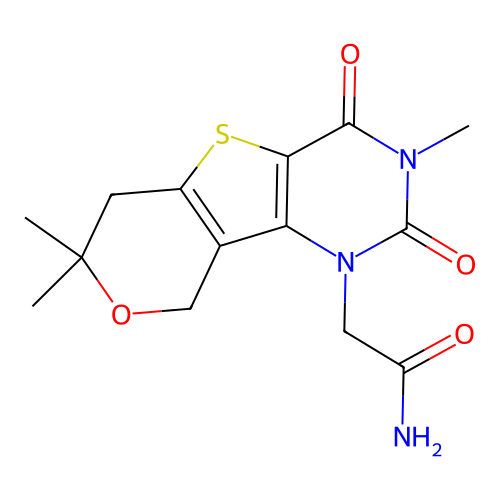 C14H17N3O4S structure