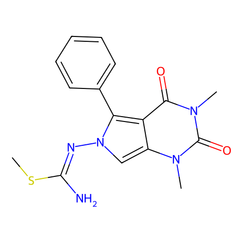 C16H17N5O2S structure