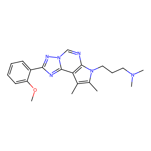 C21H26N6O structure