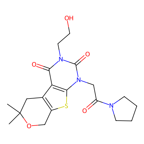 C19H25N3O5S structure