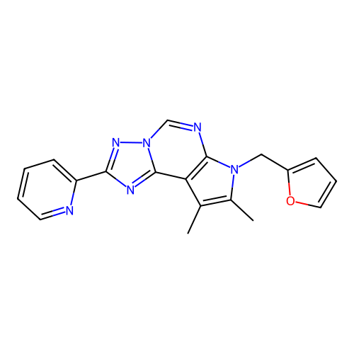 C19H16N6O structure