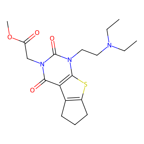 C18H25N3O4S structure