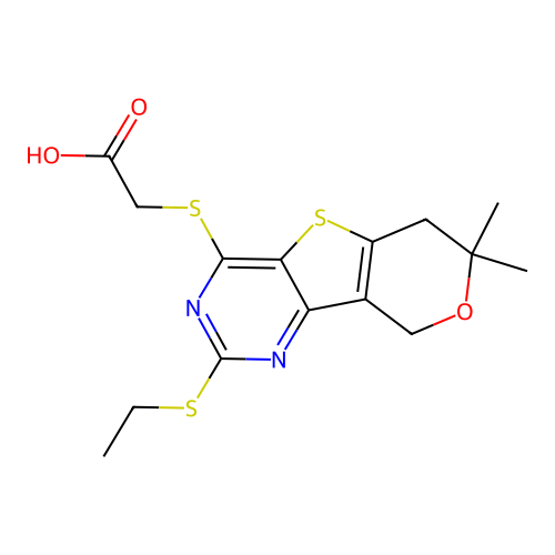 C15H18N2O3S3 structure