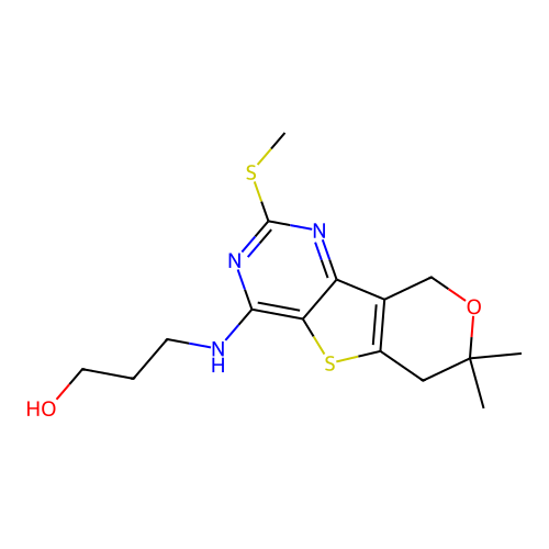 C15H21N3O2S2 structure
