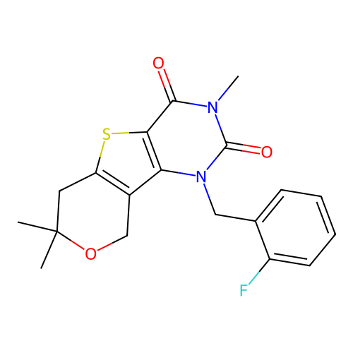 C19H19FN2O3S structure