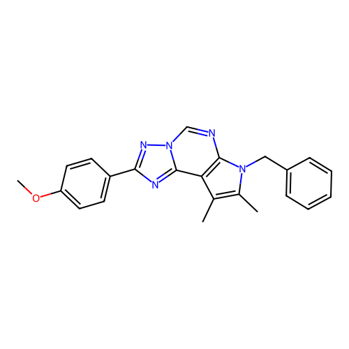 C23H21N5O structure