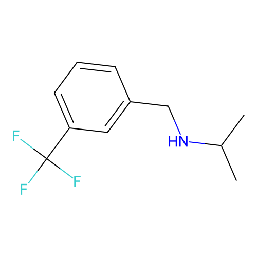 Benzenemethanamine, N-(1-methylethyl)-3-(trifluoromethyl)- structure