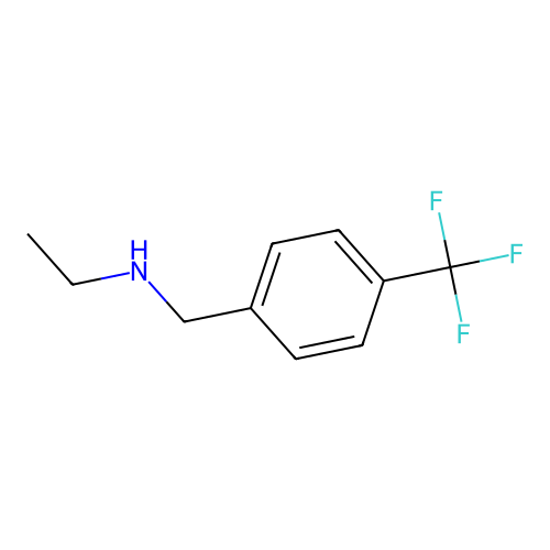 N-乙基-4-(三氟甲基)苄胺 structure