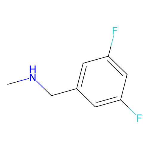 [(3,5-Difluorophenyl)methyl](methyl)amine structure