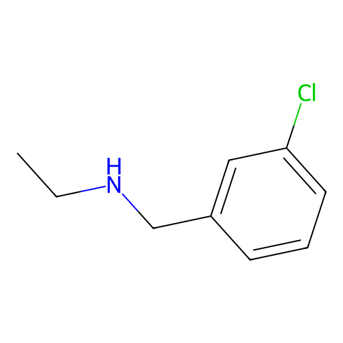 N-(3-Chlorobenzyl)ethanamine structure