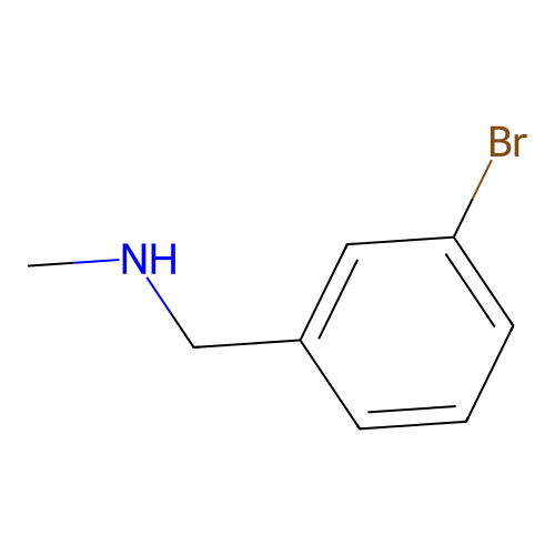 Benzenemethanamine, 3-bromo-N-methyl- structure