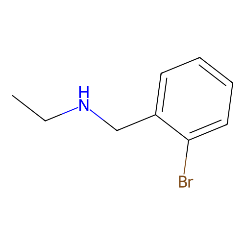 Benzenemethanamine, 2-bromo-N-ethyl- structure