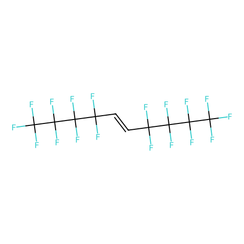 (5E)-5H,6H-Octadecafluorodec-5-ene structure