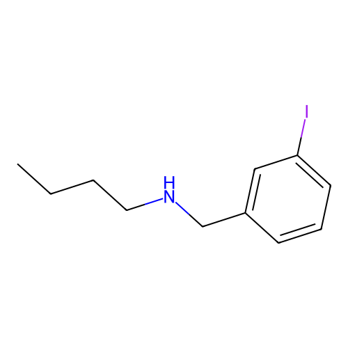 N-丁基-3-碘苄胺 structure