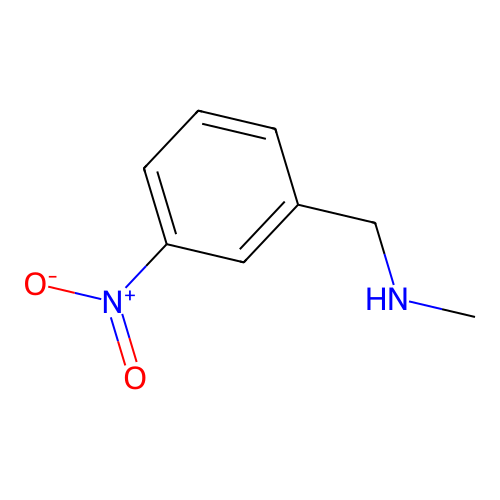 N-甲基-1-(3-硝基苯基)甲胺 structure