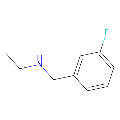 Ethyl[(3-fluorophenyl)methyl]amine structure