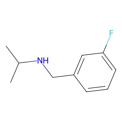 Benzenemethanamine, 3-fluoro-N-(1-methylethyl)- structure