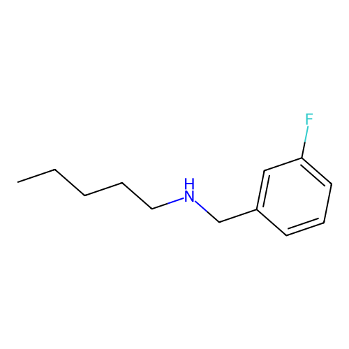 3-氟-N-戊基苄胺 structure