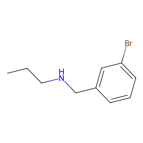 Benzenemethanamine, 3-bromo-N-propyl- structure
