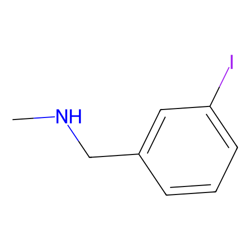 Benzenemethanamine, 3-iodo-N-methyl- structure