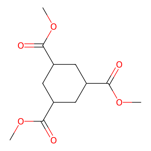 Trimethyl cyclohexane-1,3,5-tricarboxylate structure