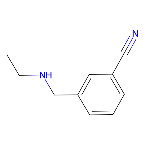 3-((Ethylamino)methyl)benzonitrile structure