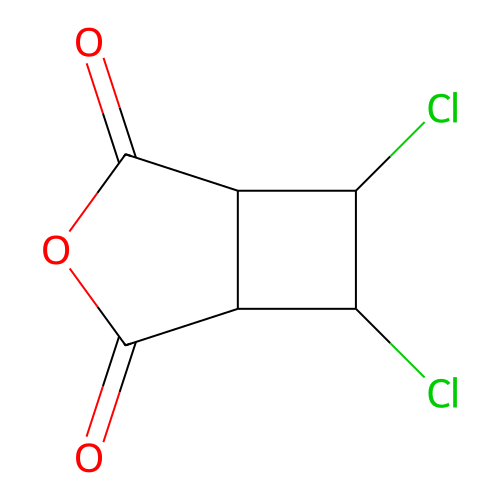 6,7-Dichloro-3-oxabicyclo[3.2.0]heptane-2,4-dione structure