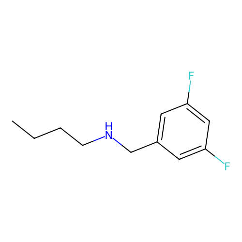 N-丁基-3,5-二氟苯甲胺 structure