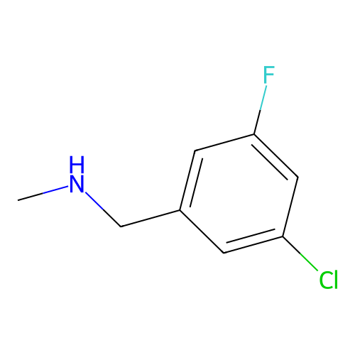 1-(3-氯-5-氟苯基)-N-甲基甲胺 structure