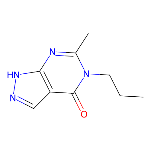 6-methyl-5-propyl-1H-pyrazolo[5,4-d]pyrimidin-4-one structure