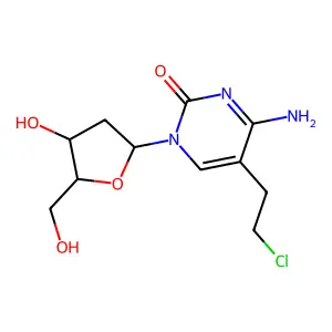 5-(2-Chloroethyl)-2'-deoxycytidine structure