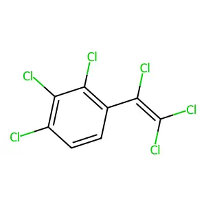 Benzene, pentachloro(2-chloroethenyl)-, (E)- structure