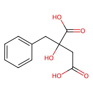 2-苄基-2-羟基丁二酸 structure