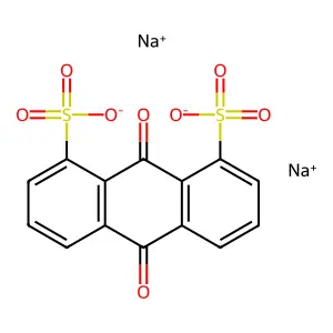 1,8-Anthracenedisulfonic acid, 9,10-dihydro-9,10-dioxo-, sodium salt (1:2) structure