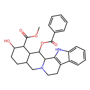 14-Benzoyloxyyohimbine structure