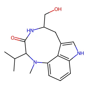 (+)-吲哚内酰胺V structure
