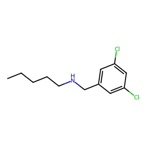 3,5-二氯-N-甲基苄胺 structure