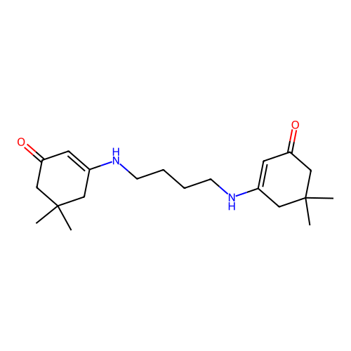 3-[4-[(5,5-dimethyl-3-oxocyclohexen-1-yl)amino]butylamino]-5 structure