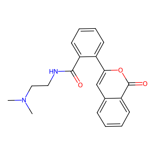 N-(2-(dimethylamino)ethyl)-2-(1-oxo-1H-isochromen-3-yl)benzamide structure